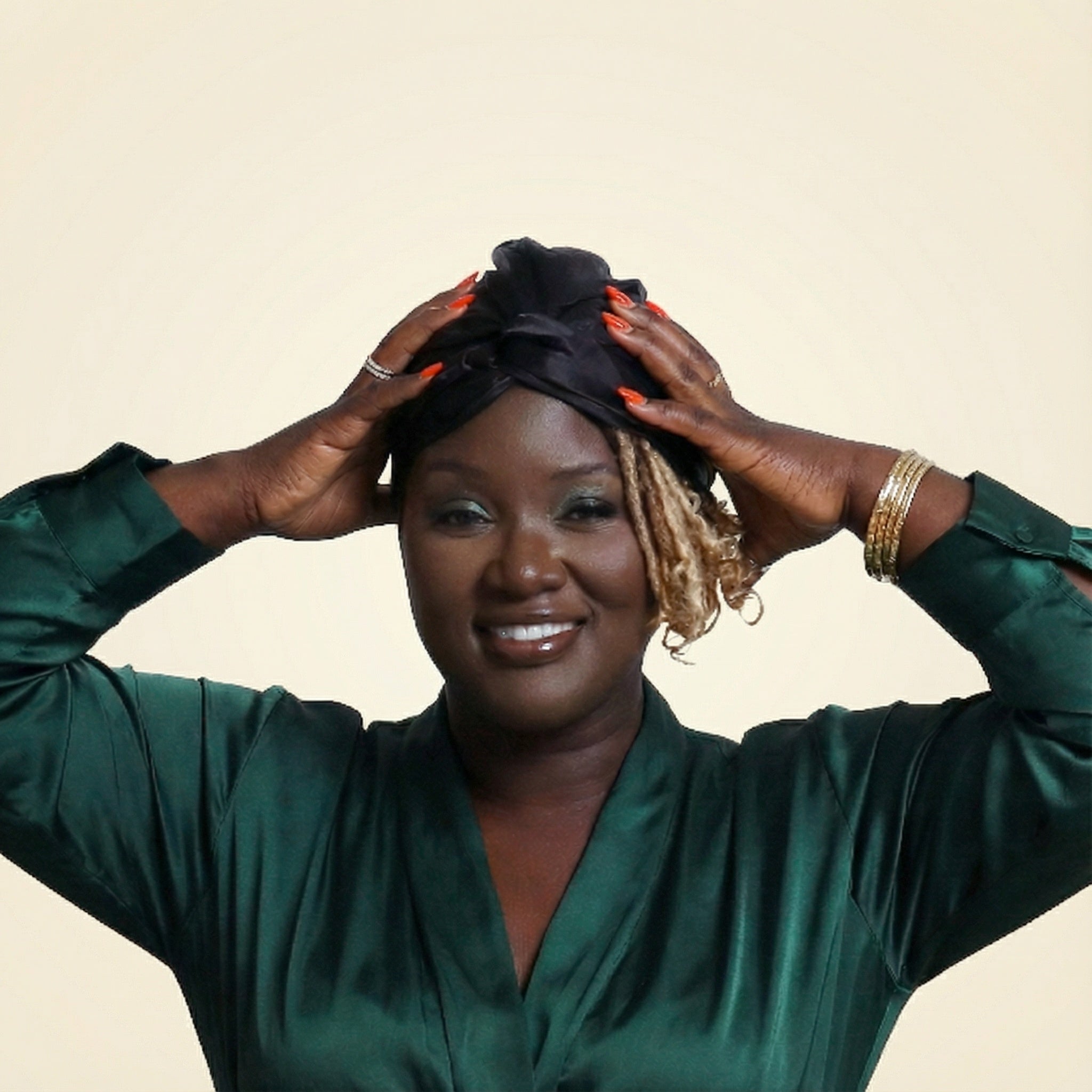 100% Mulberry Silk Turban